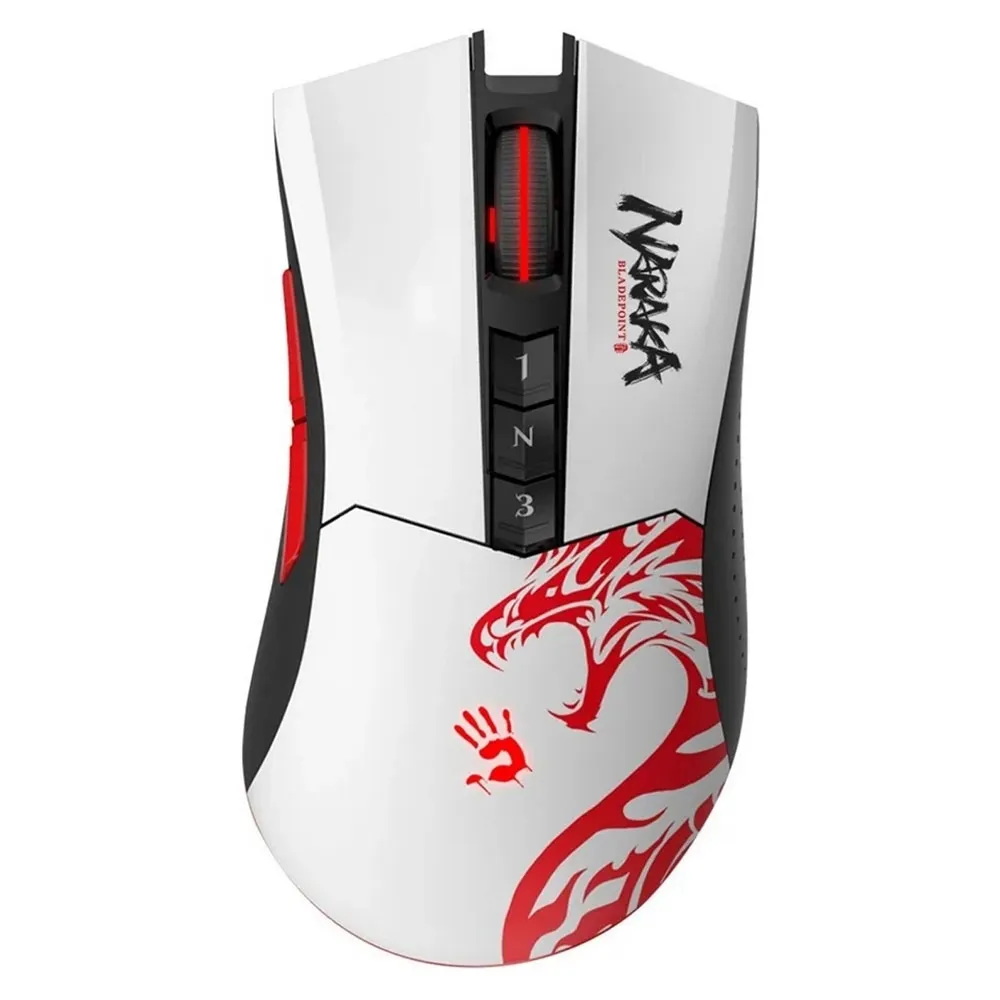 Мышь A4Tech Bloody R90 Plus Naraka, White, USB — фото 2