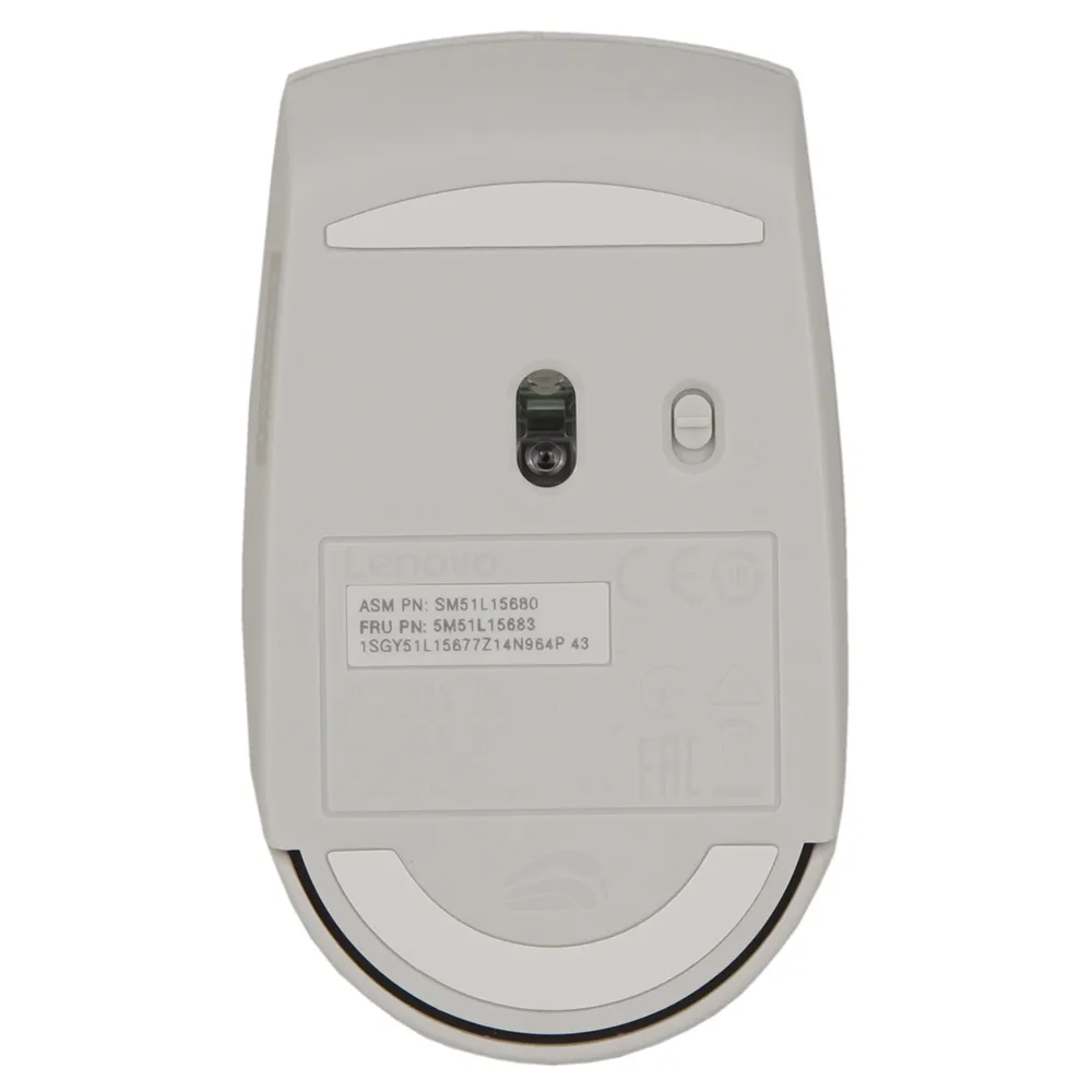 Мышь Lenovo 300, Cloud Grey, USB — фото 5