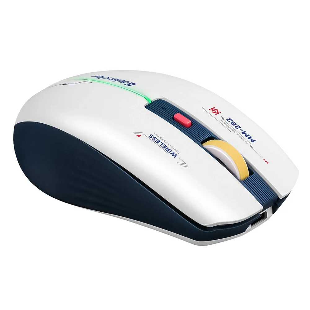 Мышь Defender Dila MM-282, White-Blue, USB — фото 2