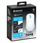 Мышь Defender Fame GM-516, White, Bluetooth, USB — фото 5