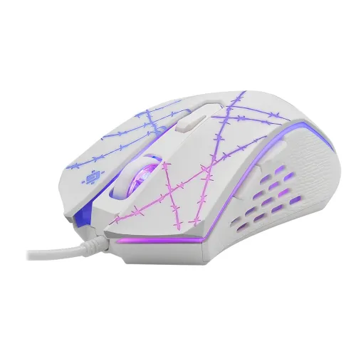 Мышь Defender Forced GM-020L, White, USB + коврик