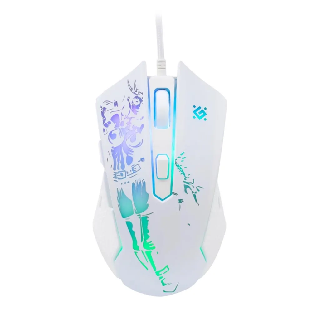 Мышь Defender Sin'Sister GM-933, White, USB + коврик — фото 2