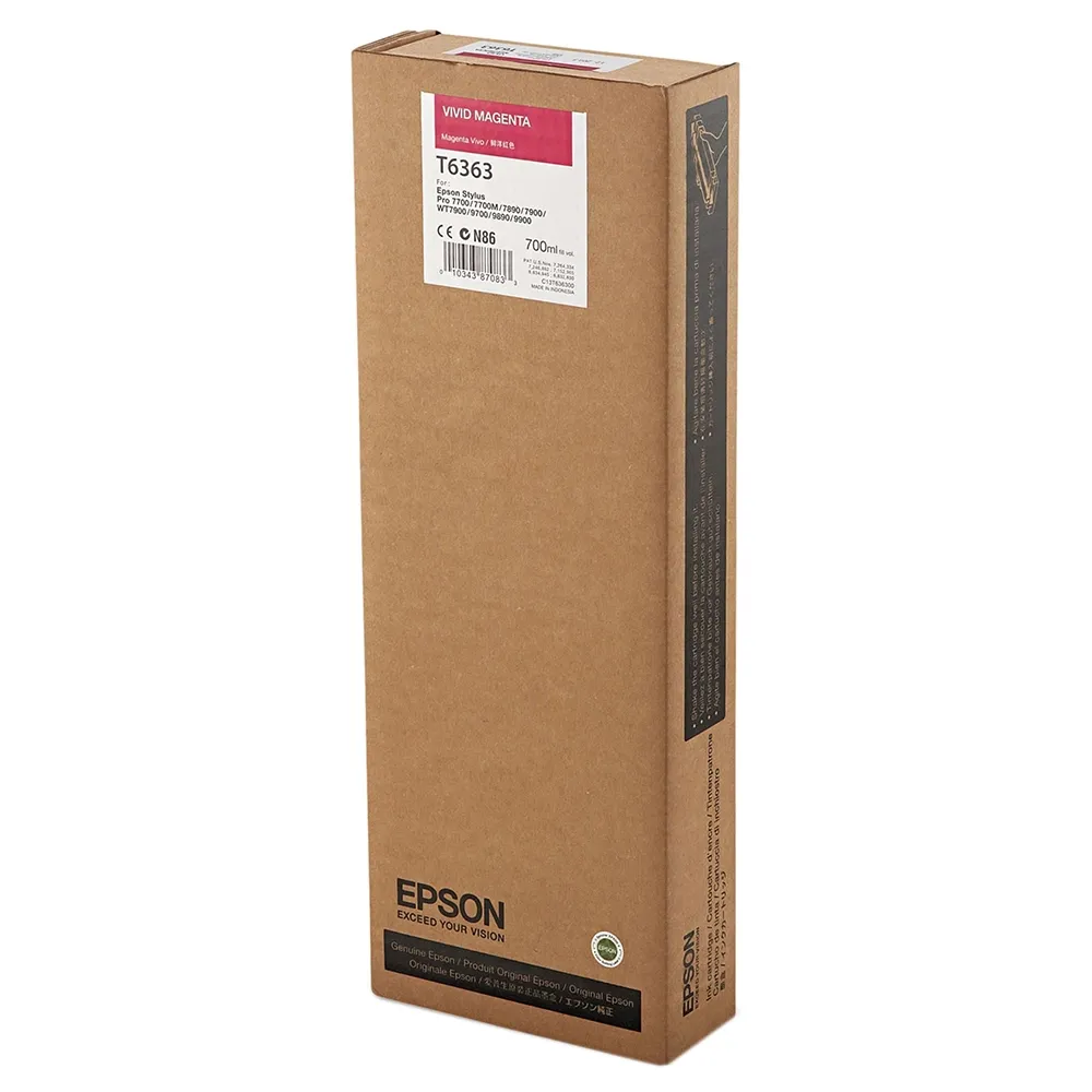 Картридж Epson C13T636300, Vivid Magenta