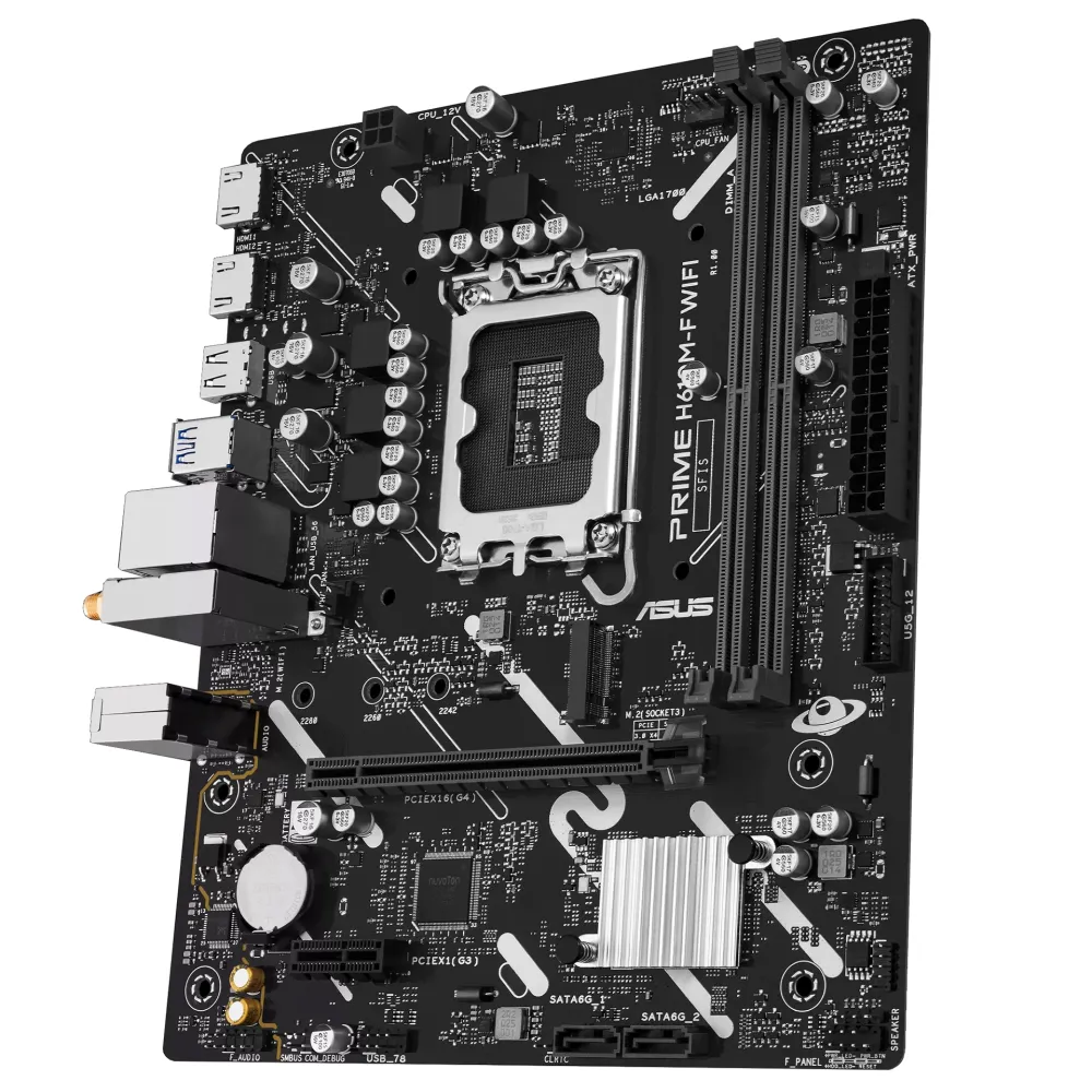 Материнская плата ASUS Prime H610M-F WiFi, LGA1700 — фото 3