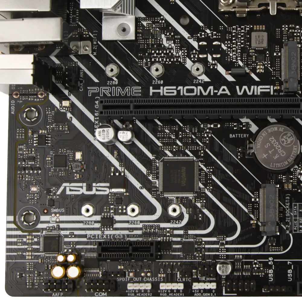 Материнская плата ASUS Prime H610M-A WiFi, LGA1700 — фото 4