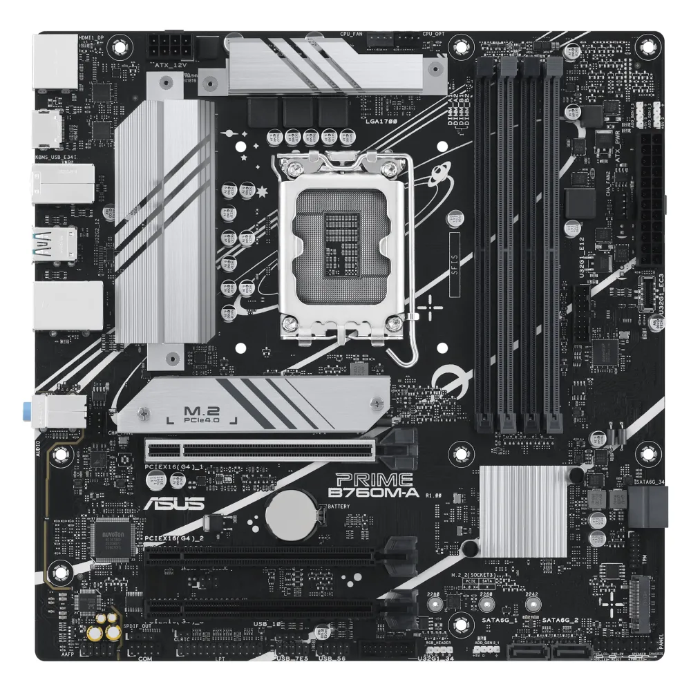 Материнская плата ASUS Prime B760M-A-CSM, LGA1700