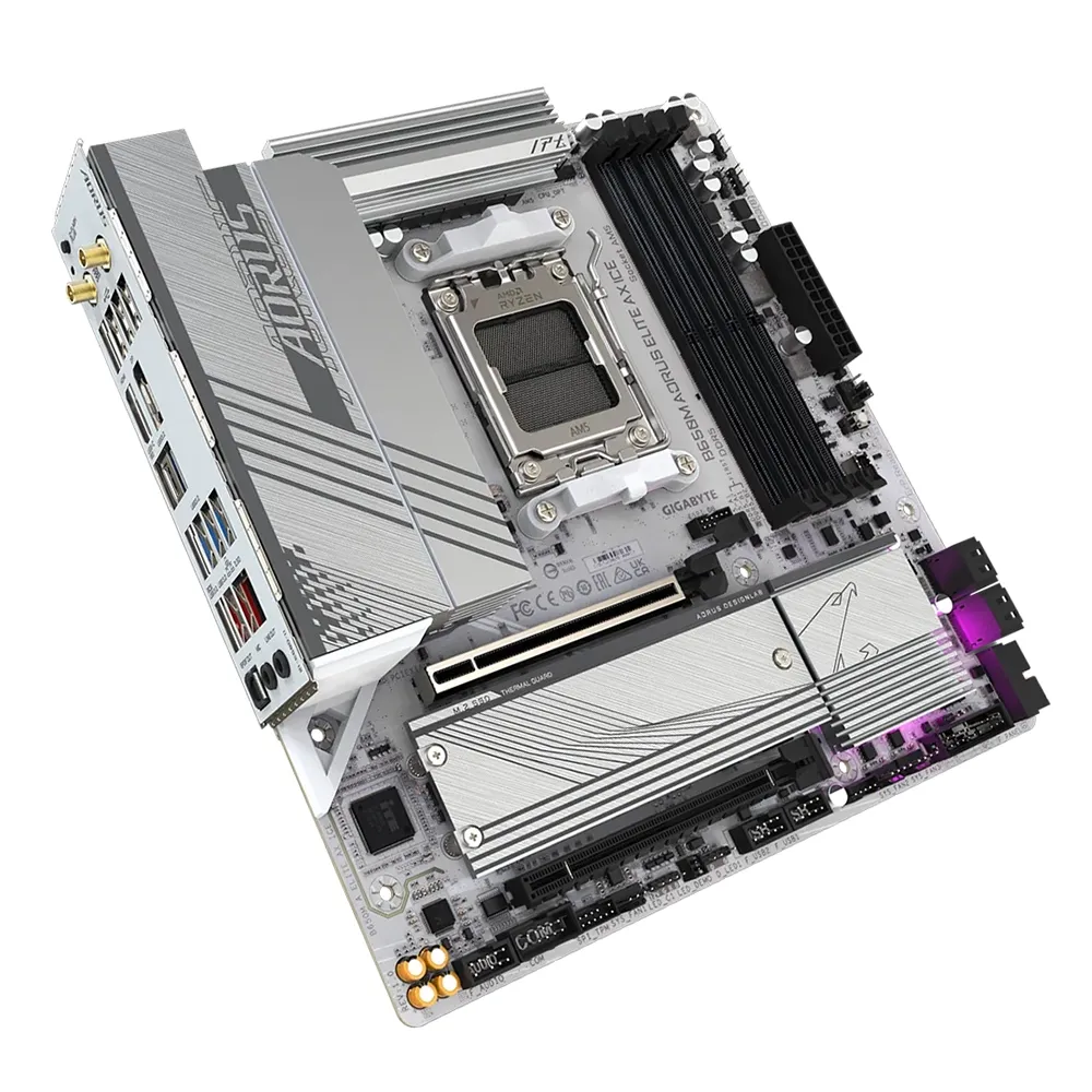 Материнская плата Gigabyte B650M Aorus Elite AX ICE, AM5 — фото 2