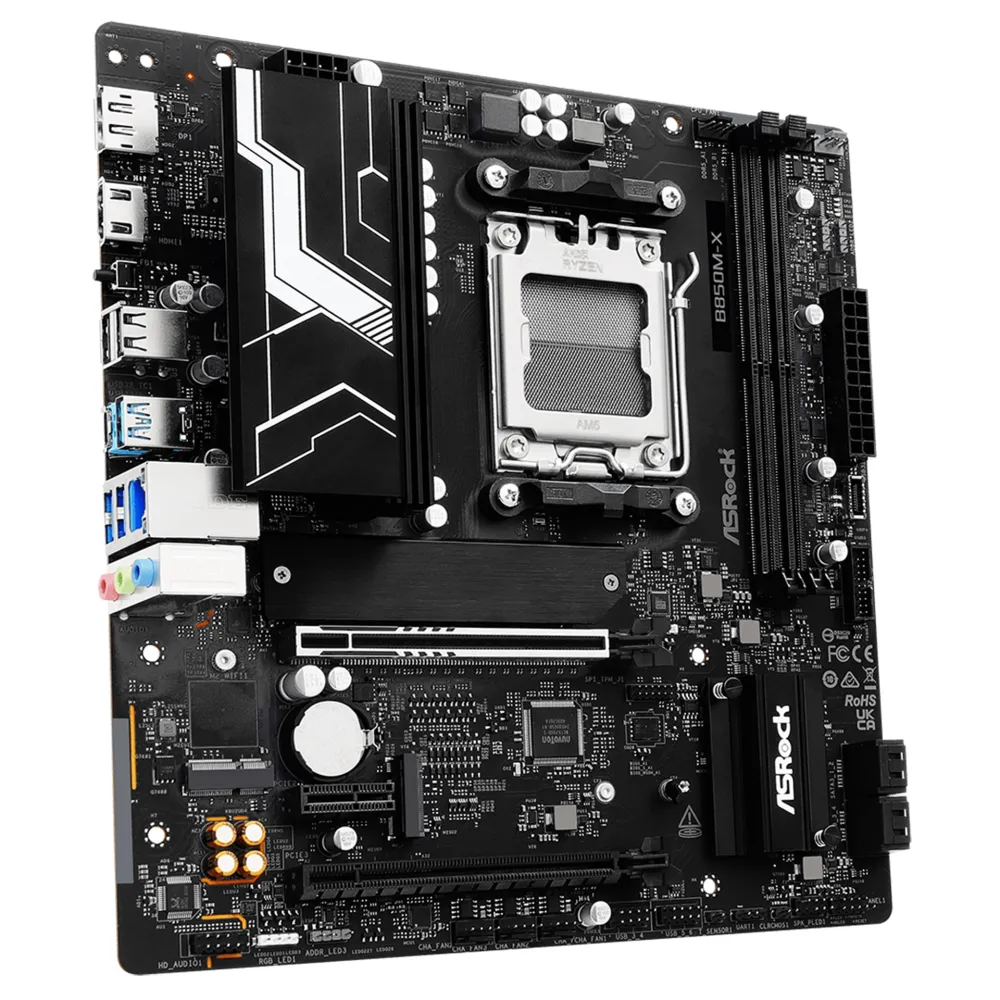 Материнская плата ASRock B850M-X R2.0, AM5 — фото 2