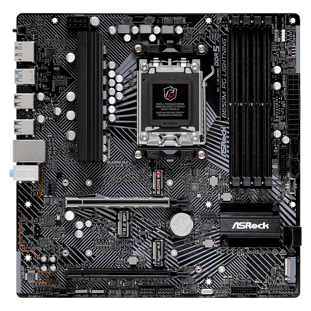 Материнская плата ASRock B650M PG Lightning, AM5
