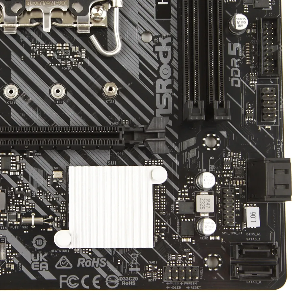 Материнская плата ASRock H610M-H2/M.2 D5, LGA1700 — фото 5
