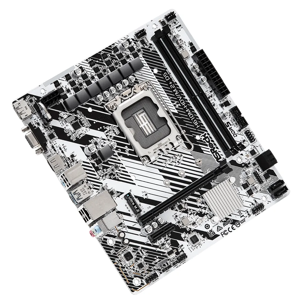 Материнская плата ASRock H610M-HDV/M.2+ D5, LGA1700 — фото 2