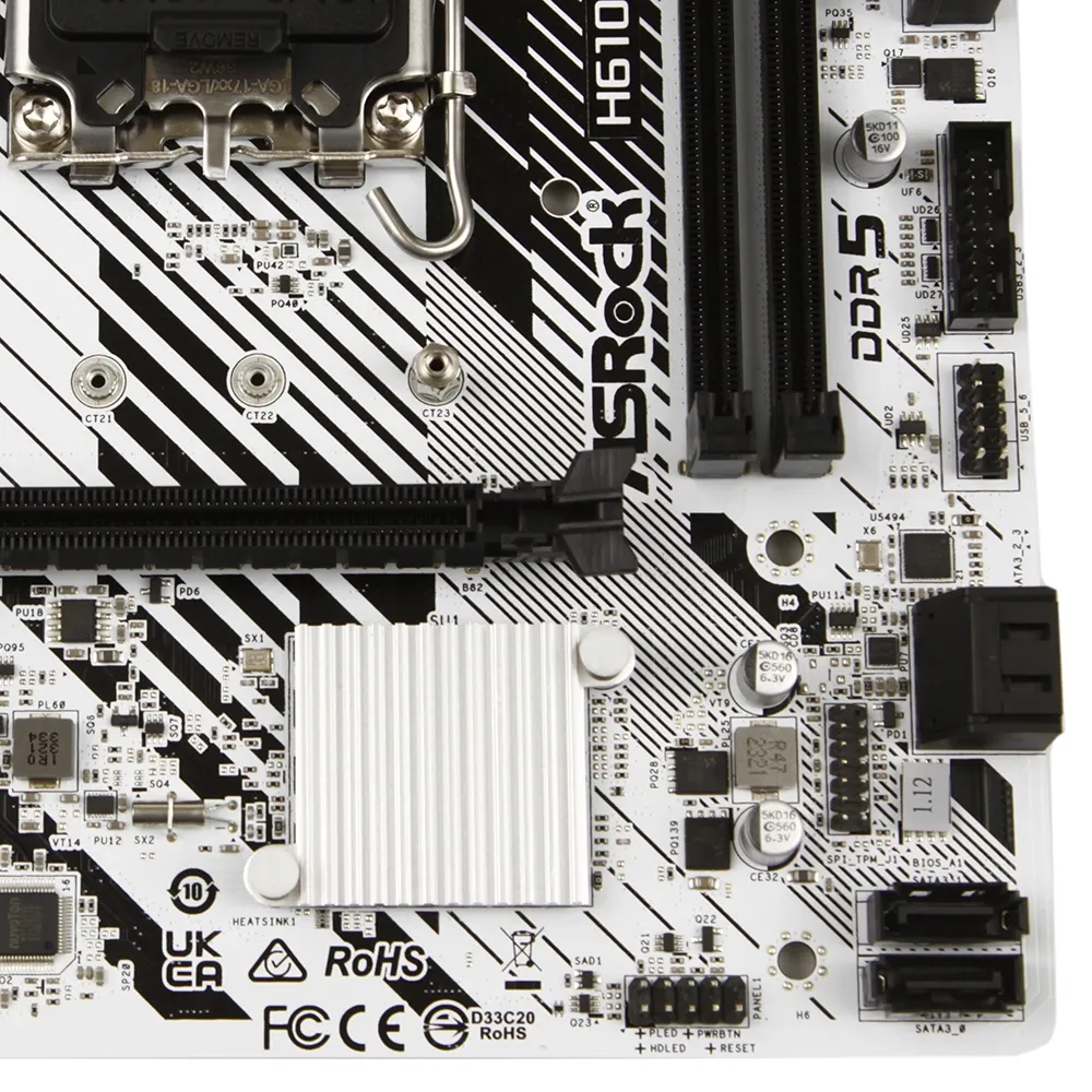 Материнская плата ASRock H610M-HDV/M.2+ D5, LGA1700 — фото 5
