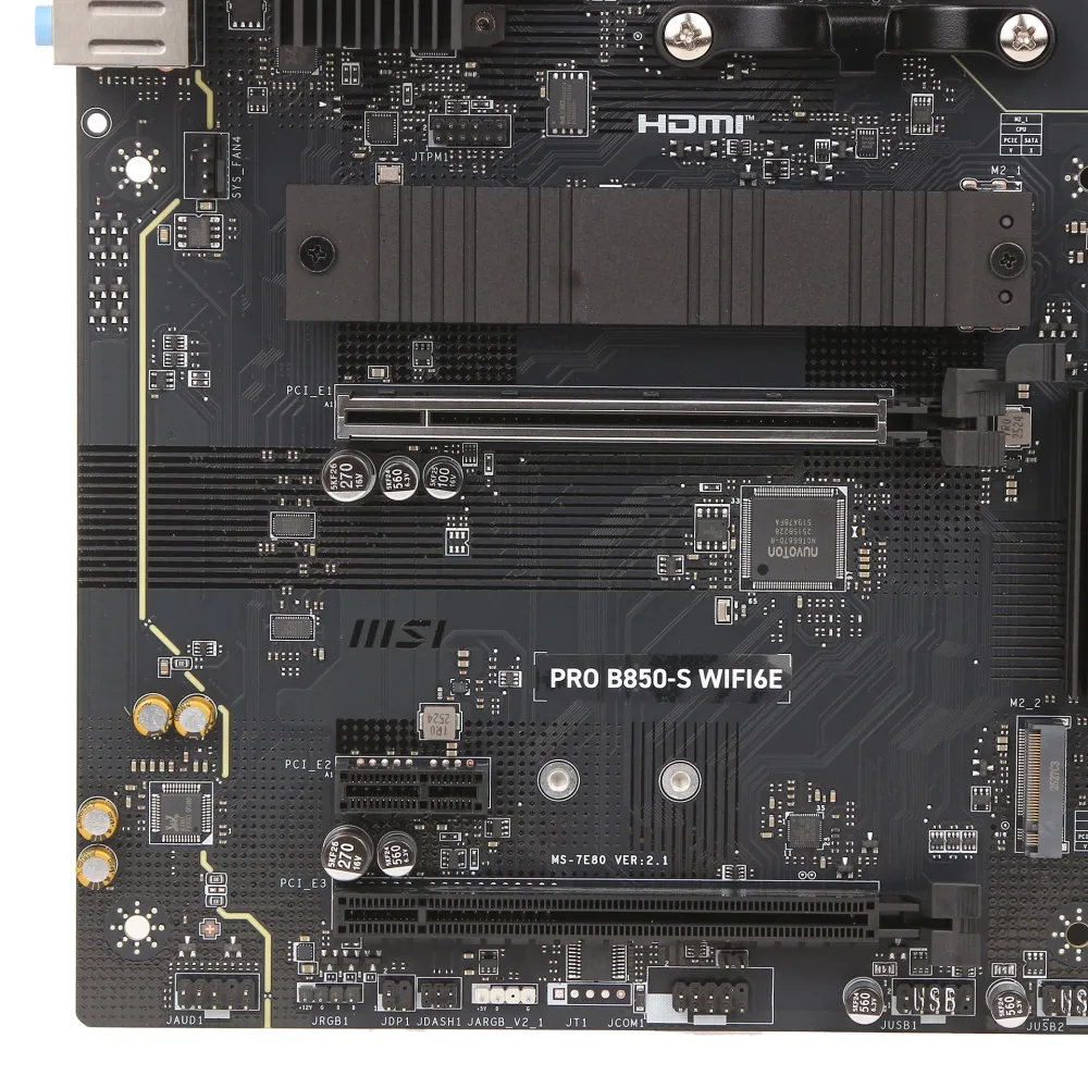 Материнская плата MSI PRO B850-S WiFi6E, AM5 — фото 4