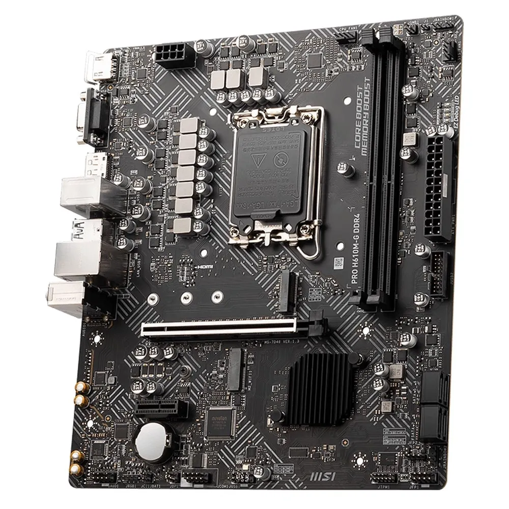 Материнская плата MSI PRO H610M-G, LGA1700 — фото 3