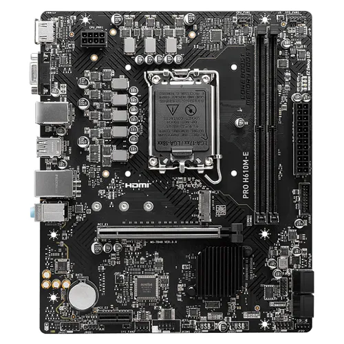 Материнская плата MSI PRO H610M-E, LGA1700