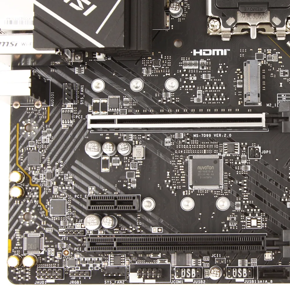 Материнская плата MSI PRO B760M-A WiFi, LGA1700 — фото 4