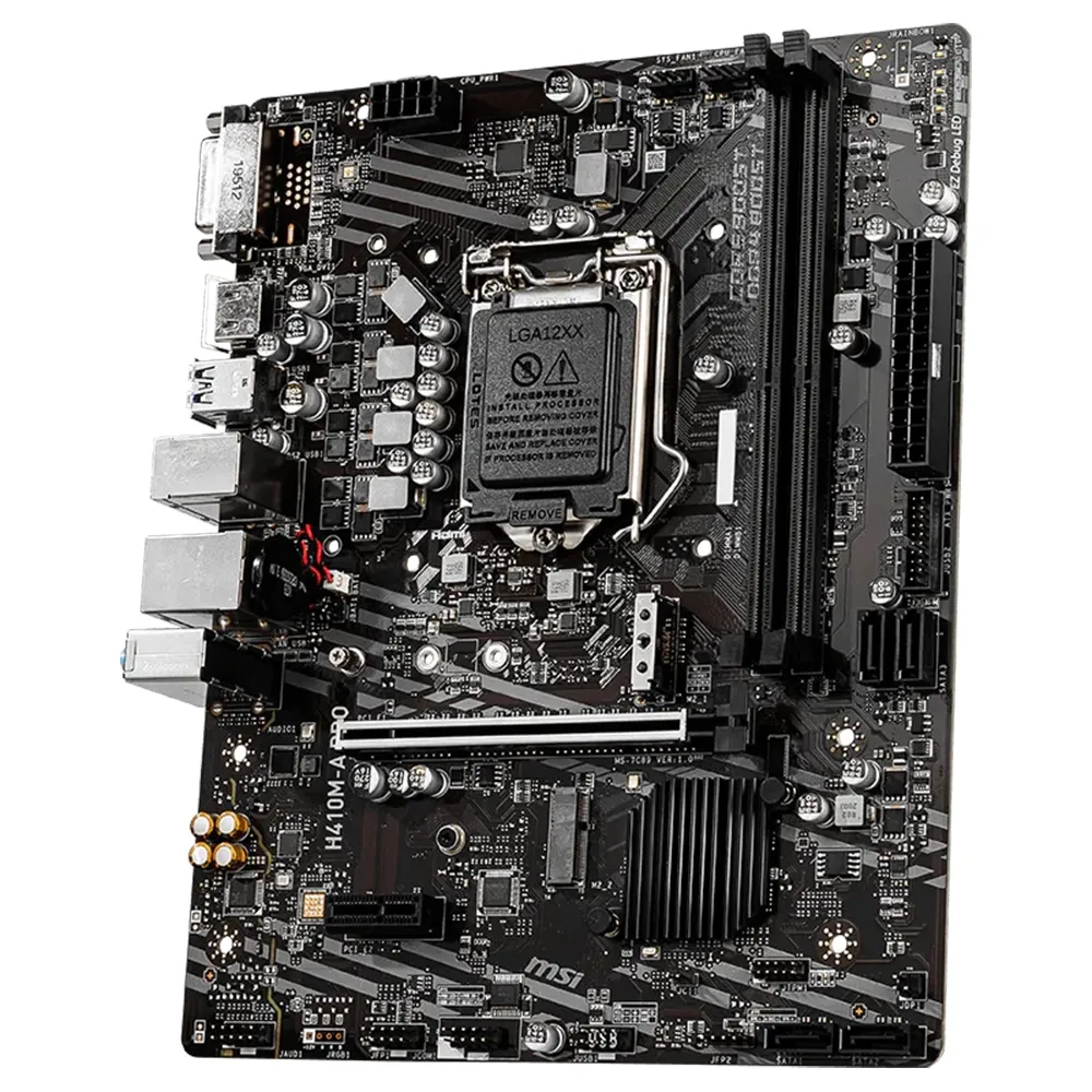 Материнская плата MSI H410M-A PRO, LGA1200 — фото 3