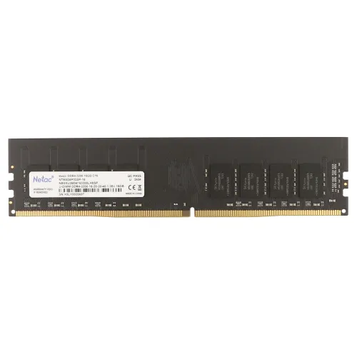 DDR-4 DIMM 16 GB 3200 MHz Netac Basic, BOX (NTBSD4P32SP-16)