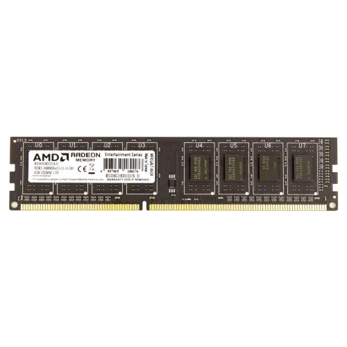 DDR-3 DIMM 4GB/1600MHz AMD Radeon R5 Entertainment, BOX (R534G1601U1S-U)