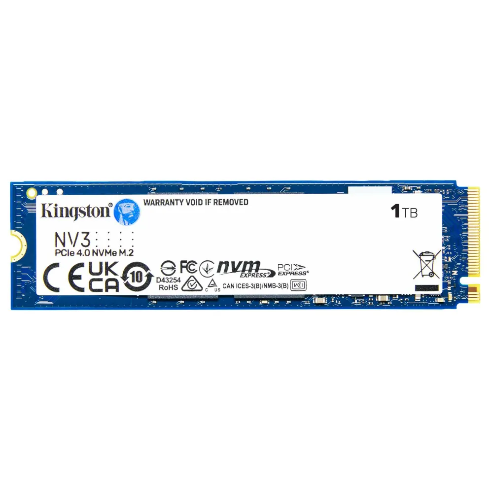 SSD накопитель 1 TB Kingston NV3, M.2, PCIe 4.0