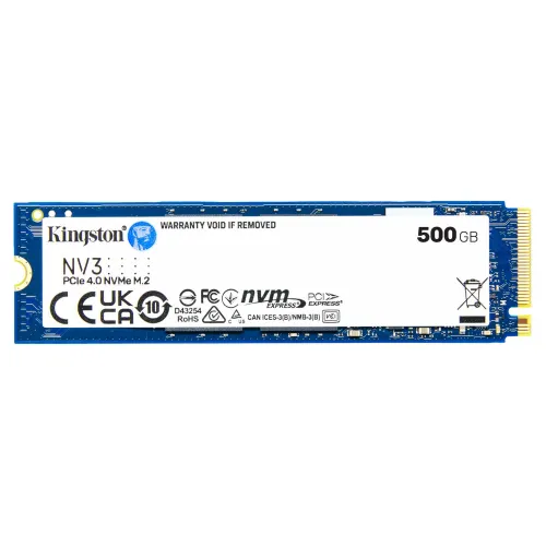 SSD накопитель 500 GB Kingston NV3, M.2, PCIe 4.0