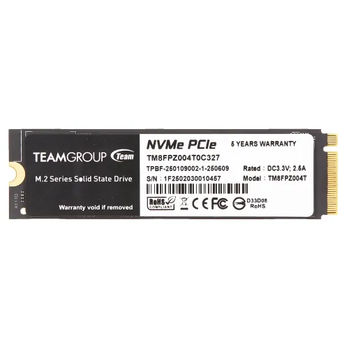 SSD накопитель  4 TB Team Group T-Force Cardea A440, М.2, PCI-e 4.0
