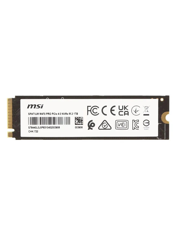 SSD накопитель 1 TB MSI Spatium M470 Pro, M.2, PCIe 4.0 — фото 2