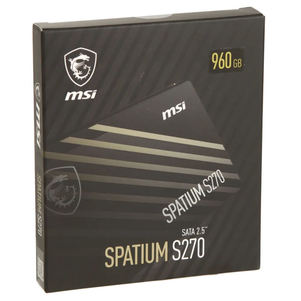 SSD накопитель 960 GB MSI Spatium S270, 2.5", SATA III — фото 5