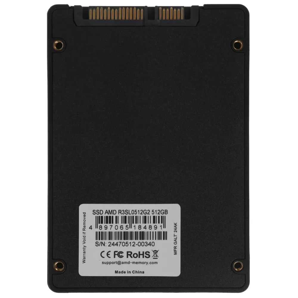 SSD накопитель 512 GB AMD Radeon R3, 2.5", SATA III — фото 2