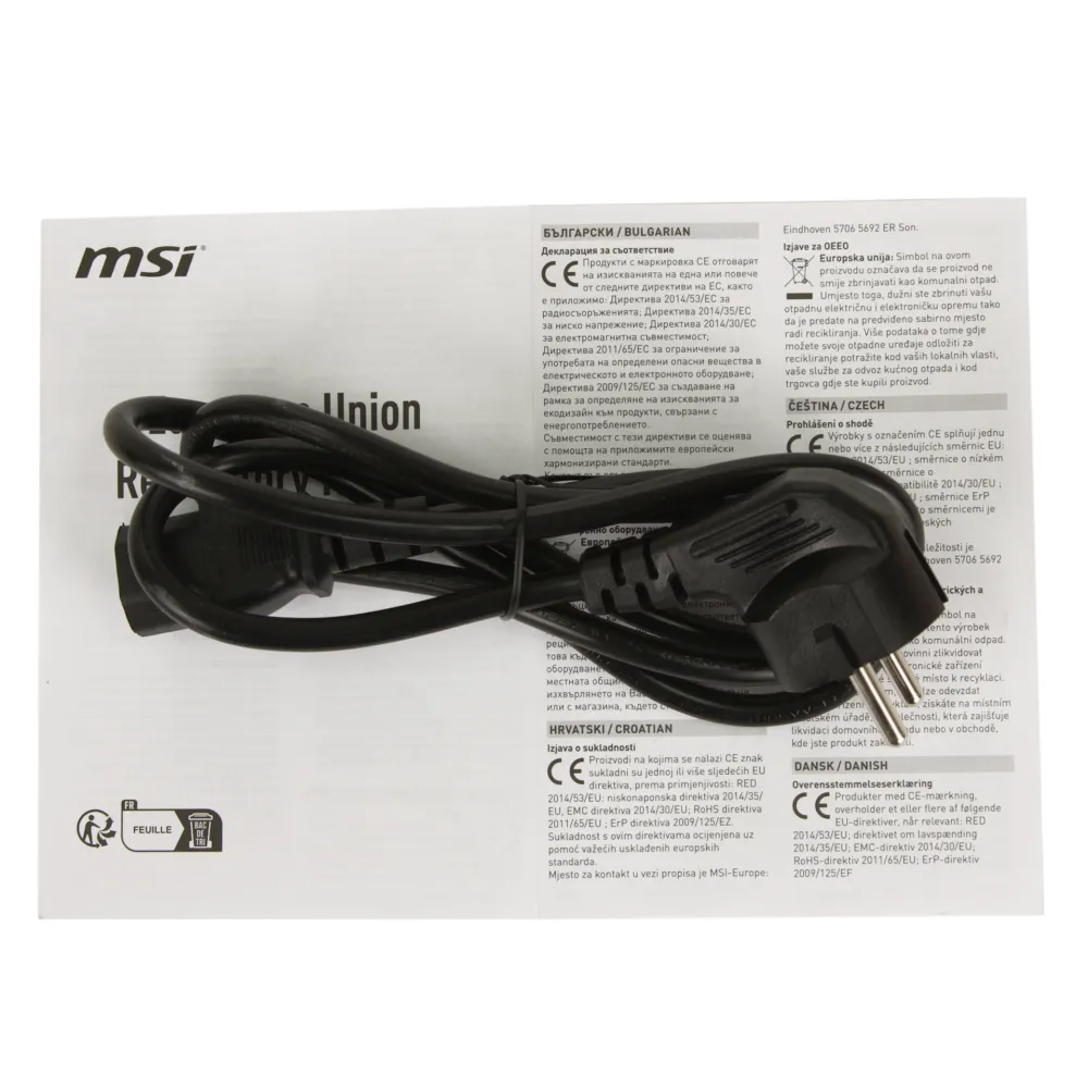 Блок питания ATX 500 W MSI MAG A500DN — фото 5